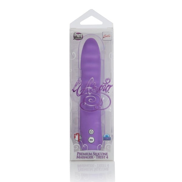 California Exotics LAmour Tryst 4 Waterproof Silicone Vibrator - - Mini & Slim Vibrators