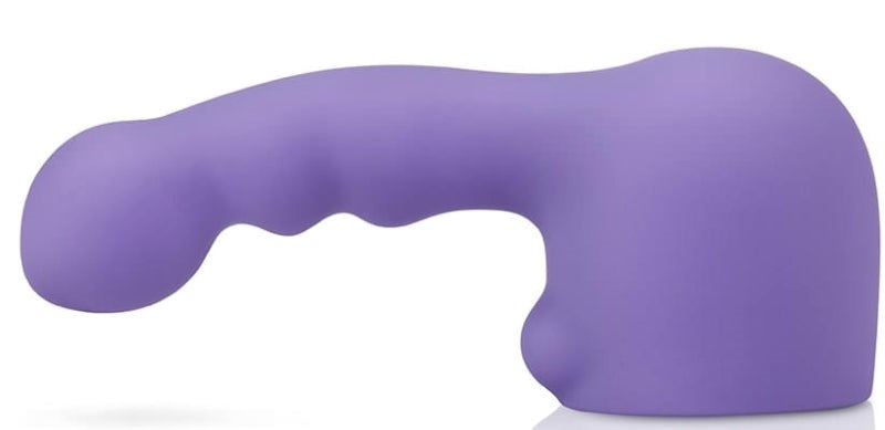 Le Wand Petite Ripple Weighted Silicone Attachment Violet Weighted Balls - - Vibrator Accessories