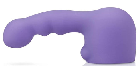 Le Wand Petite Ripple Weighted Silicone Attachment Violet Weighted Balls - Vibrator Accessories