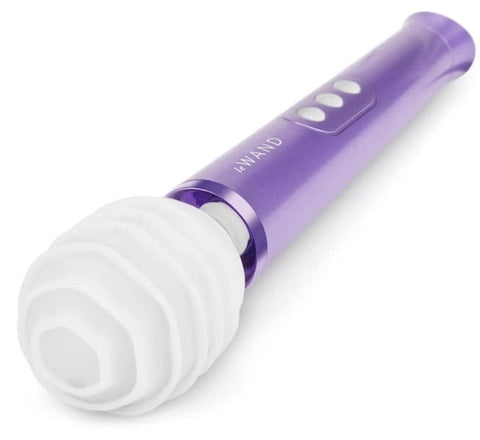 Le Wand Spiral Texture Cover Ribbed Attachment for Enhanced Stimulation - Body Wands