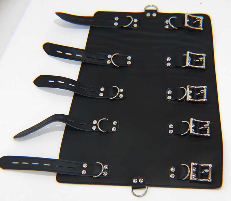 Leather Arm Splints with Locking Buckles - - Cuffs And Restraints