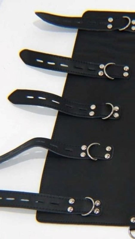Leather Arm Splints with Locking Buckles - - Cuffs And Restraints