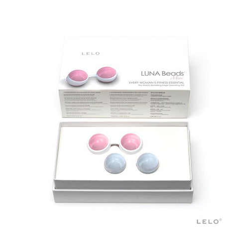 Lelo Luna Beads Mini Kegel Exerciser Balls Progressive Weight Training - Love Eggs and Kegel Exercisers