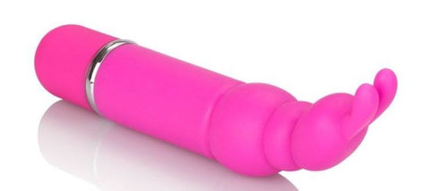 California Exotics Lia Bounding Bunny Pink Dual Stimulation Rabbit Vibrator - Rabbit Vibrators
