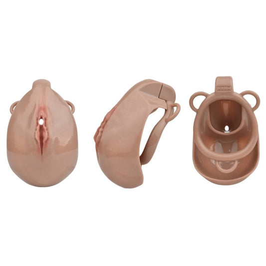 Imitation Labia Female Chastity Cage by BDStyle - Pussy And Clit Toys