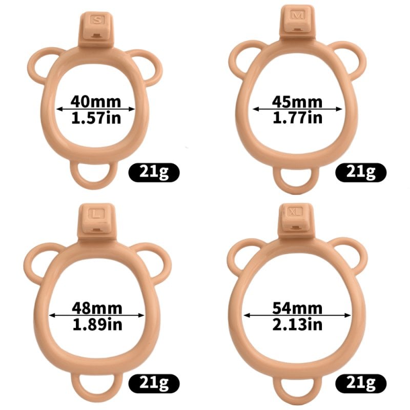 Imitation Labia Female Chastity Cage by BDStyle - Pussy And Clit Toys