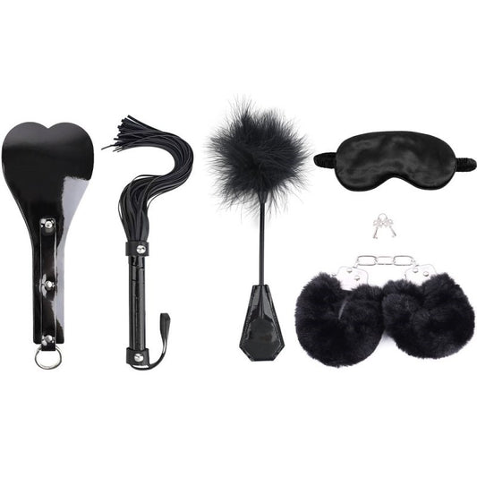 Novice Bondage Kit Top Sex Toy Pick - Black - Bondage Kits