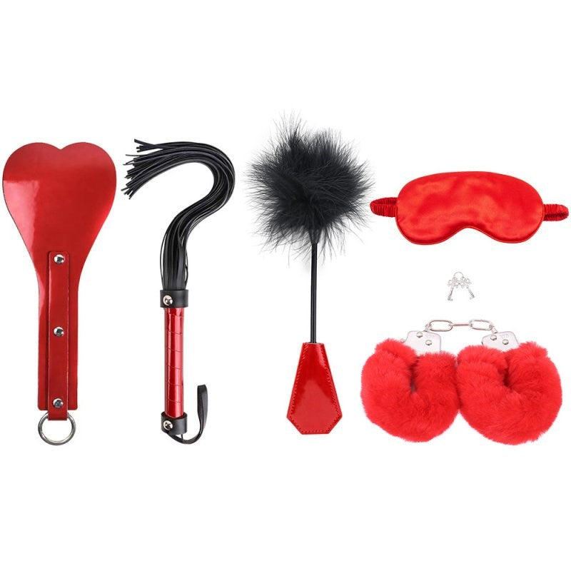 Novice Bondage Kit Top Sex Toy Pick - Red - Bondage Kits