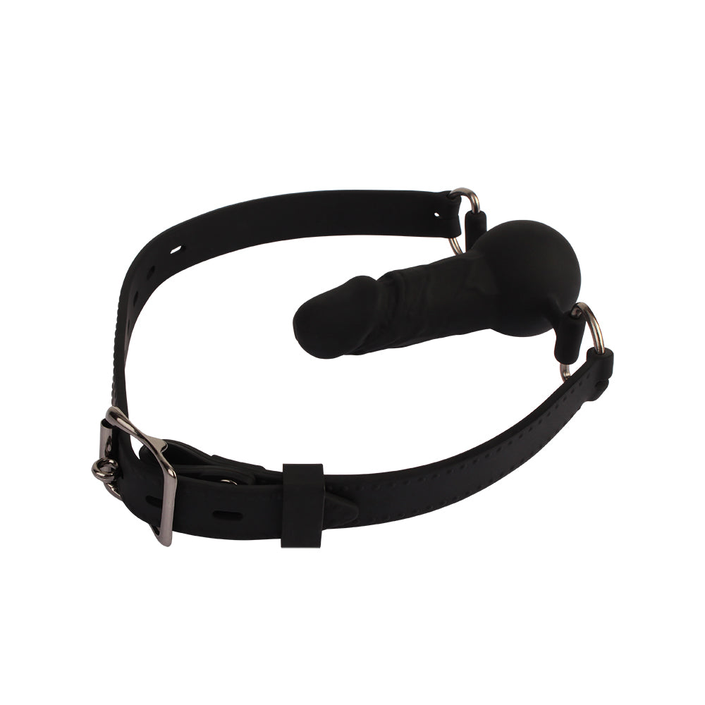 Chisa Bondage Play Fully Adjustable Dildo Gag - - Bondage Gags and Bits