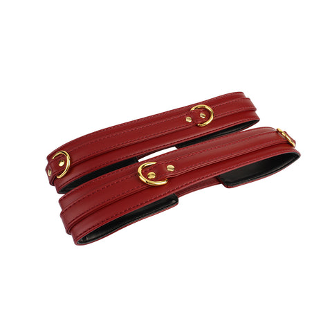 Chisa Soft and Sturdy Wrist to Thigh Cuff Set - Cuffs And Restraints