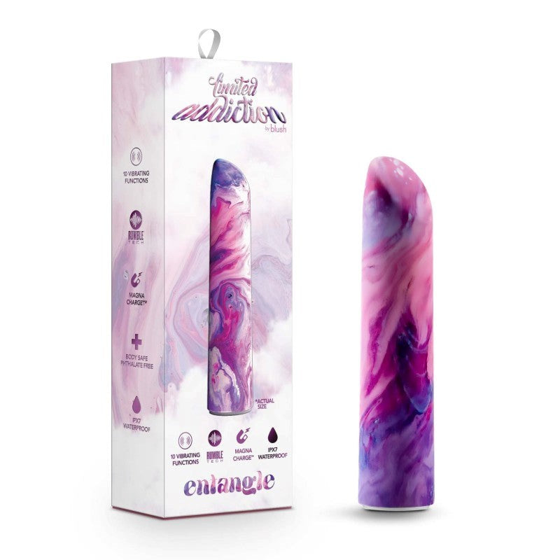 Blush Novelties Limited Addiction Entangle Vibrant Powerful Pleasure Vibrator - - Bullet Vibrators