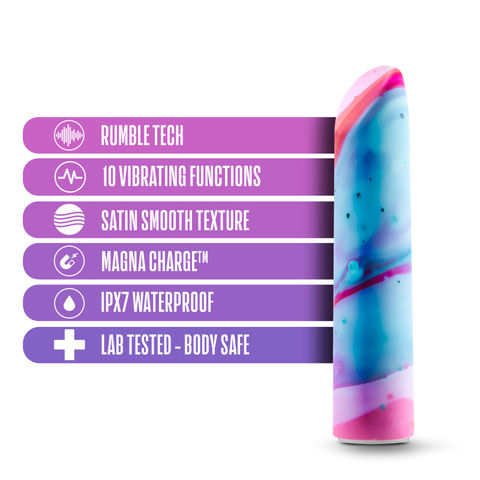 Blush Novelties Limited Addiction Fascinate Vibrator with 10 Modes - Bullet Vibrators