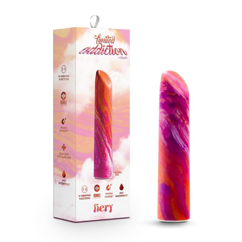 Blush Novelties Limited Addictions Exhilarating Fiery Power Vibe - - Bullet Vibrators
