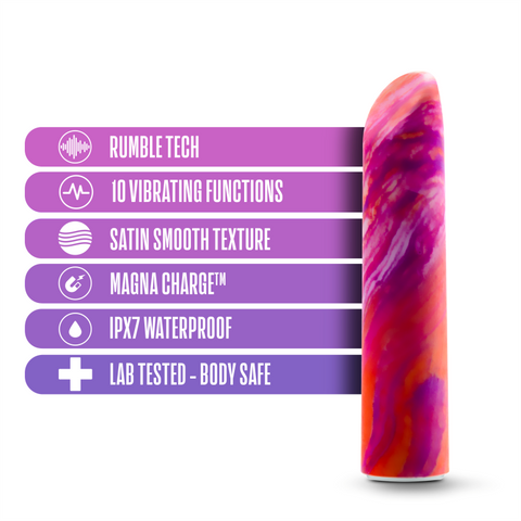 Blush Novelties Limited Addictions Exhilarating Fiery Power Vibe - Bullet Vibrators