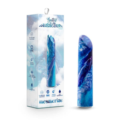 Blush Novelties Limited Addiction Mesmerize 10 Intense Vibration Modes - Bullet Vibrators