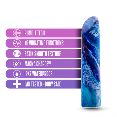 Blush Novelties Limited Addiction Mesmerize 10 Intense Vibration Modes - Bullet Vibrators