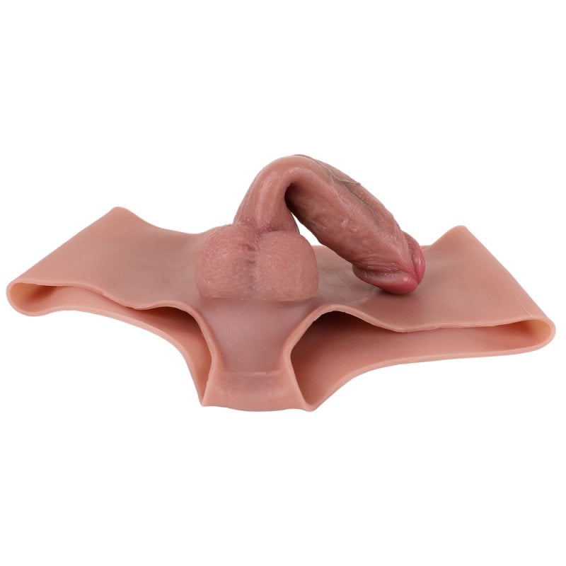 Wearable Silicone Soft Hollow Dildo Panty by BDStyle - Penis Sleeves and Extenders