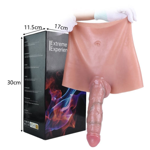 Realistic Penis Sleeve Enlarger Strapon Pants by BDStyle - Penis Sleeves and Extenders
