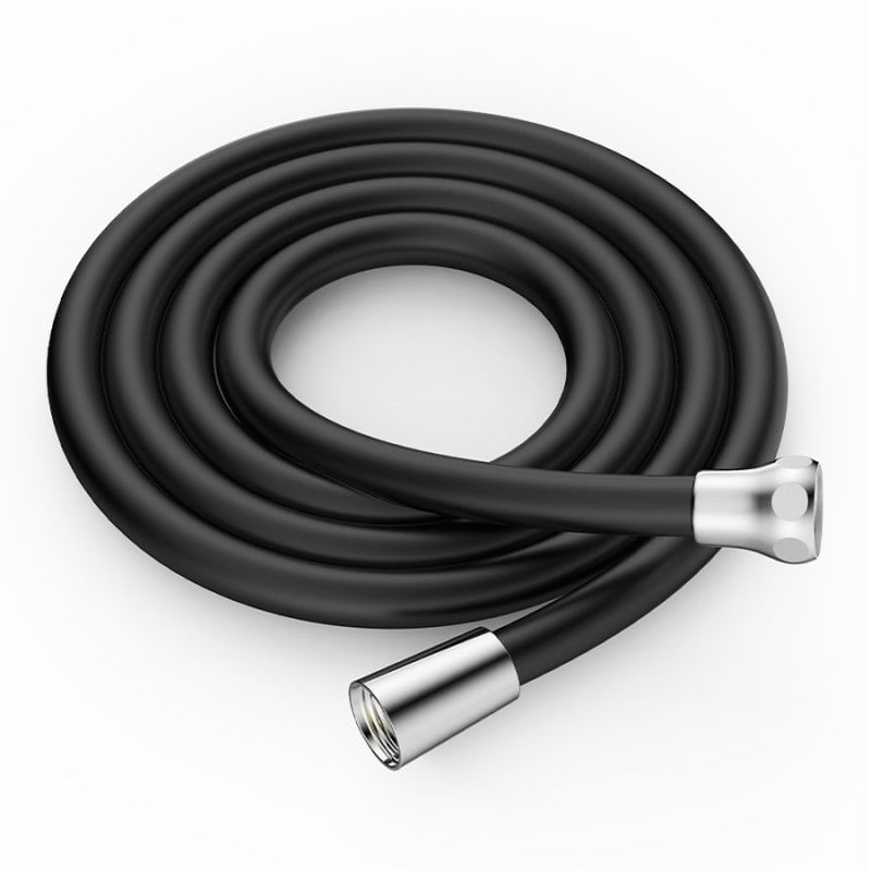 Silicone Kink-free Enema Shower Hose Black by BDStyle - Enemas and Douches