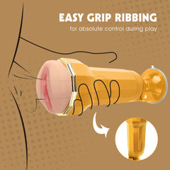 Chisa Ella Realistic Vibrating Vagina Cup - - Masturbators and Strokers