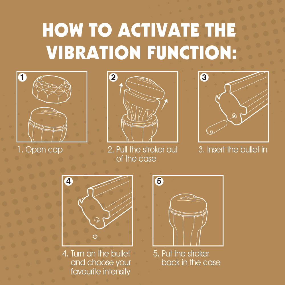 Chisa Ella Realistic Vibrating Vagina Cup - - Masturbators and Strokers