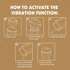 Chisa Lara Realistic Vagina Vibrating Cup - - Masturbators and Strokers