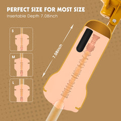 Chisa Lara Realistic Vagina Vibrating Cup - - Masturbators and Strokers