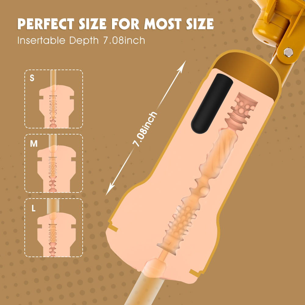 Chisa Kelsi Vibrating Realistic Vagina Cup - - Masturbators and Strokers