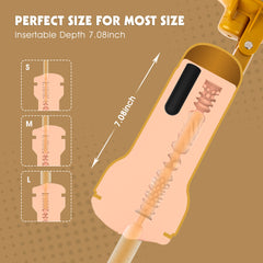 Chisa Kelsi Vibrating Realistic Vagina Cup - - Masturbators and Strokers