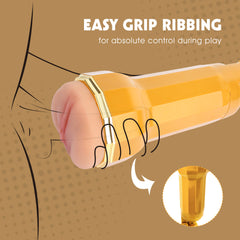Chisa Kelsi Vibrating Realistic Vagina Cup - - Masturbators and Strokers
