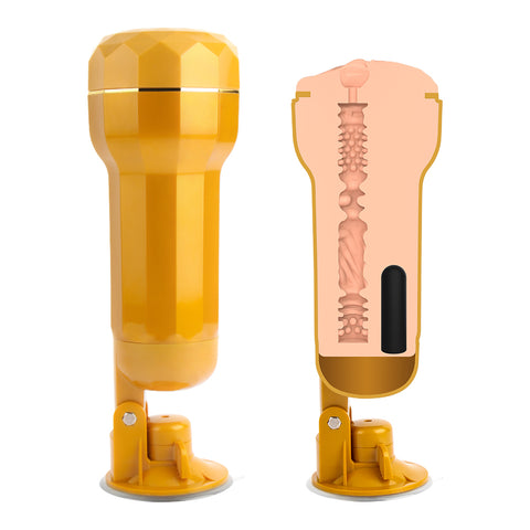 Chisa Kelsi Vibrating Realistic Vagina Cup - Masturbators and Strokers