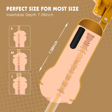 Chisa Shyla Realistic Vibrating Vagina Cup - Masturbators and Strokers
