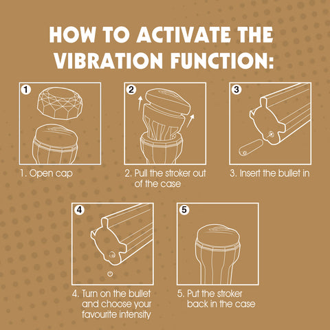Chisa Jessie Realistic Vibrating Vagina Cup - Masturbators and Strokers