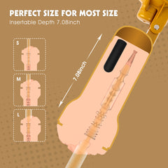 Chisa Darcey Realistic Vagina Vibrating Cup - - Masturbators and Strokers