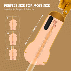 Chisa Carina Realistic Vagina Vibrating Cup - - Masturbators and Strokers