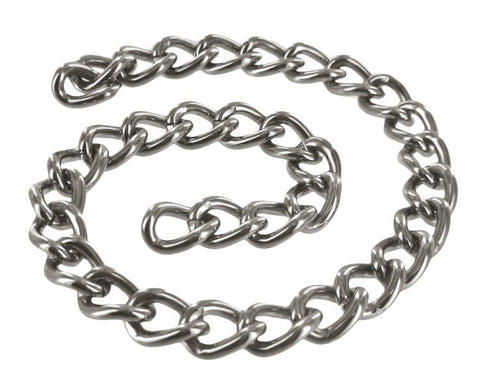 XR Brands Linkage 12 inch Steel Connector Chain Professional Grade Steel - Breast and Nipple Toys