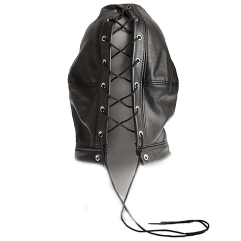 Lip & Eye Zip Bondage Hood - Bondage Hoods