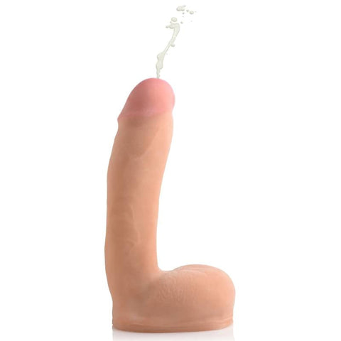 XR Brands Loadz 8 Squirting Dildo Dual Density with Realistic Feel - Realistic Dildos