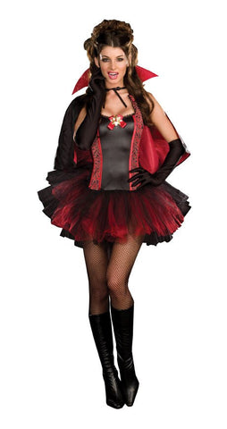 Dream Girl Lingerie Love At First Bite Costume Gothic Vampire Seduction - Fancy Dress Ups