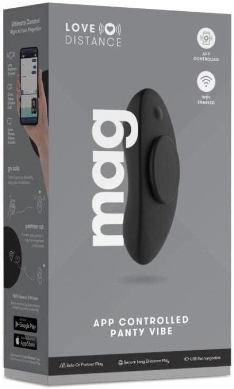 Xgen Products Love Distance Mag App Controlled Panty Vibe Clitoral Stimulation - - Clit Ticklers and Pulsators