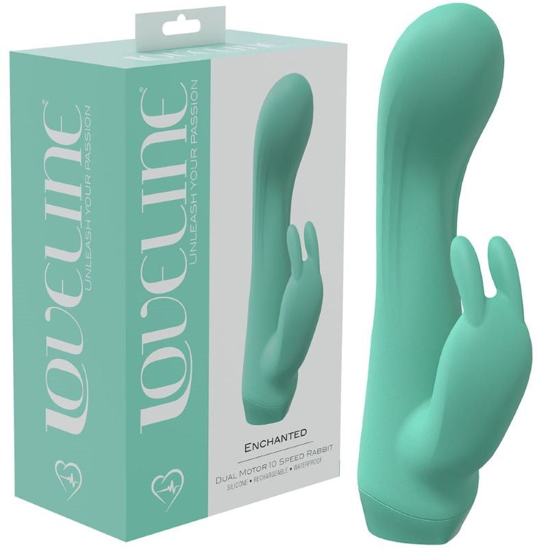 Shots Toys Loveline Enchanted Whisper Quiet Vibrator with Multiple Speeds - - Rabbit Vibrators
