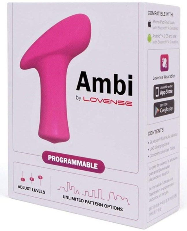 Lovense Ambi Mobile App Controlled Small Bullet Vibrator Hammer Design - - Remote Control Vibrators