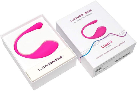 Lovense Lush 3 Bluetooth Remote Control Egg Vibrator G Spot Stimulation - Remote Control Vibrators