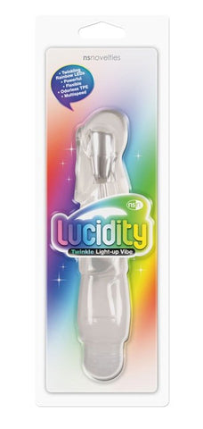 NS Novelties Lucidity Minis Twinkle Light Up Women Massager with LED Lights - Waterproof Vibrators