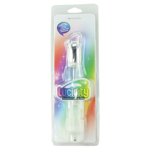 NS Novelties Lucidity Spectrum Light Up Vibrator with LED Light Show - Waterproof Vibrators