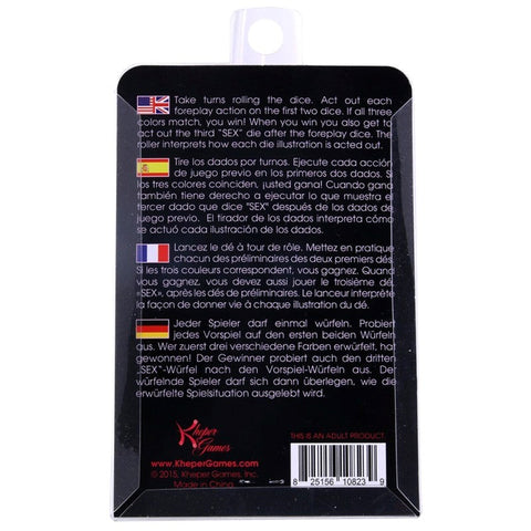 Kheper Games Lucky Sex Dice Game Couples Foreplay Enhancement - Sex Games, Coupons and Tricks