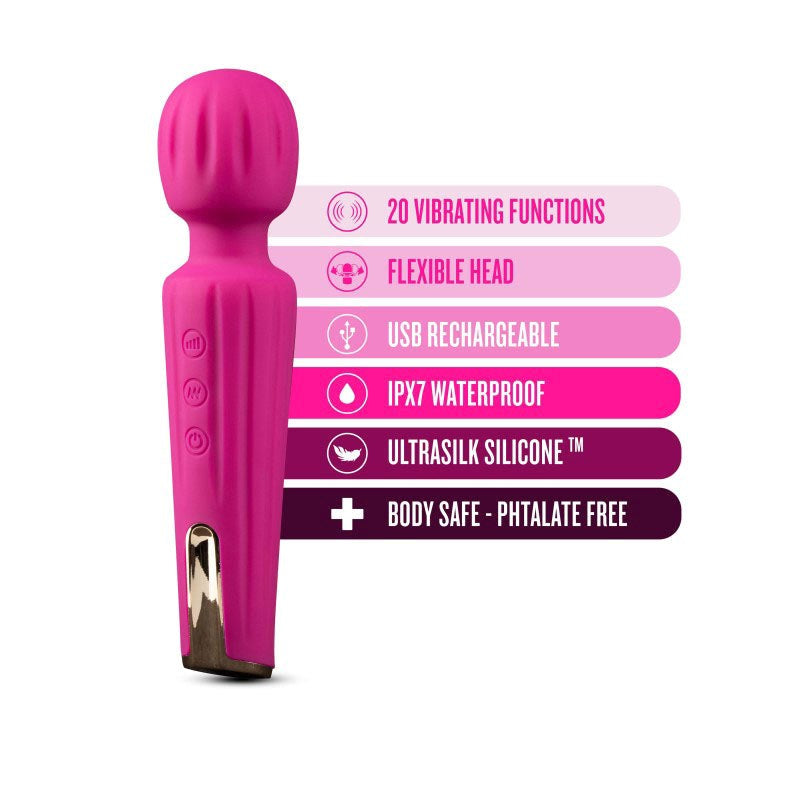 Blush Novelties Lush Allana Wand Vibrator with RumbleTech Technology - - Body Wands