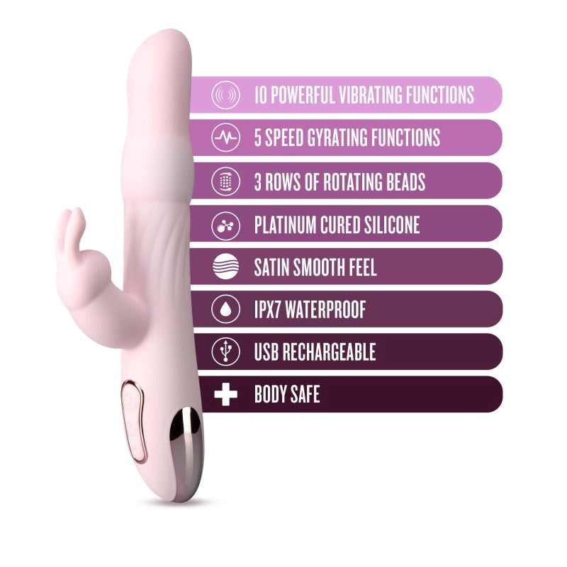 Blush Novelties Lush Aurora Rabbit Vibrator with Dual Stimulation - - Rabbit Vibrators