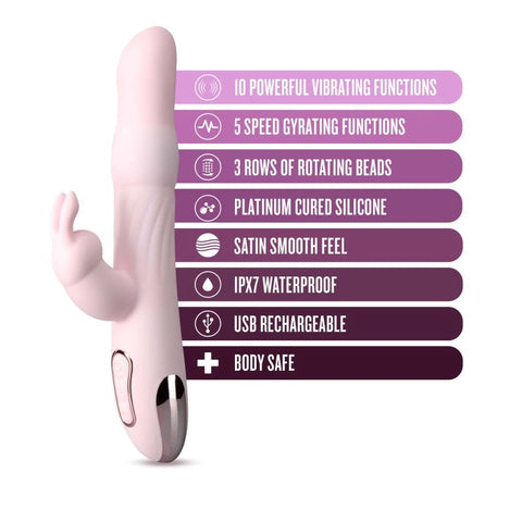 Blush Novelties Lush Aurora Rabbit Vibrator with Dual Stimulation - Rabbit Vibrators