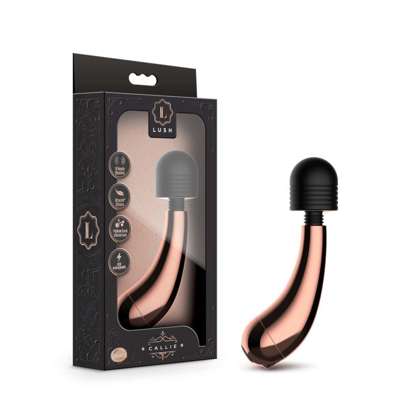 Blush Novelties Lush Callie Compact USB Rechargeable Pleasure Wand - - Body Wands
